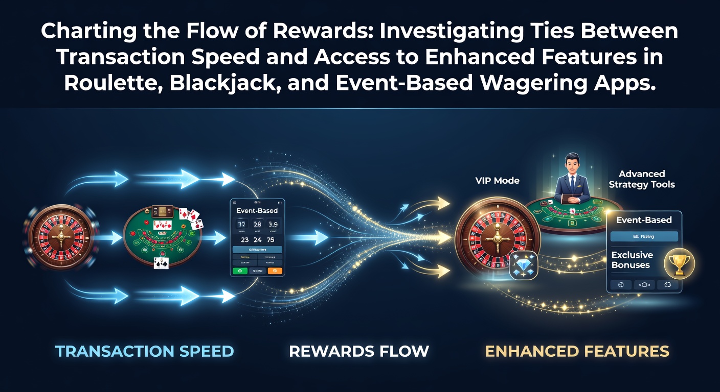 Diagram showing transaction flows linking payment speed to reward unlocks in roulette and blackjack apps