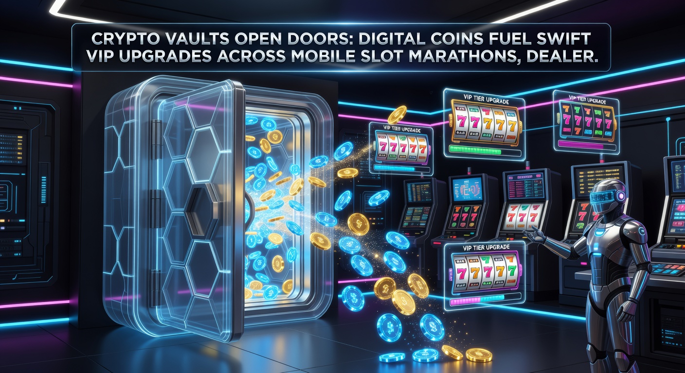 Live dealer spinning roulette wheel with crypto icons and VIP badges overlay, highlighting fast upgrades in real-time gaming
