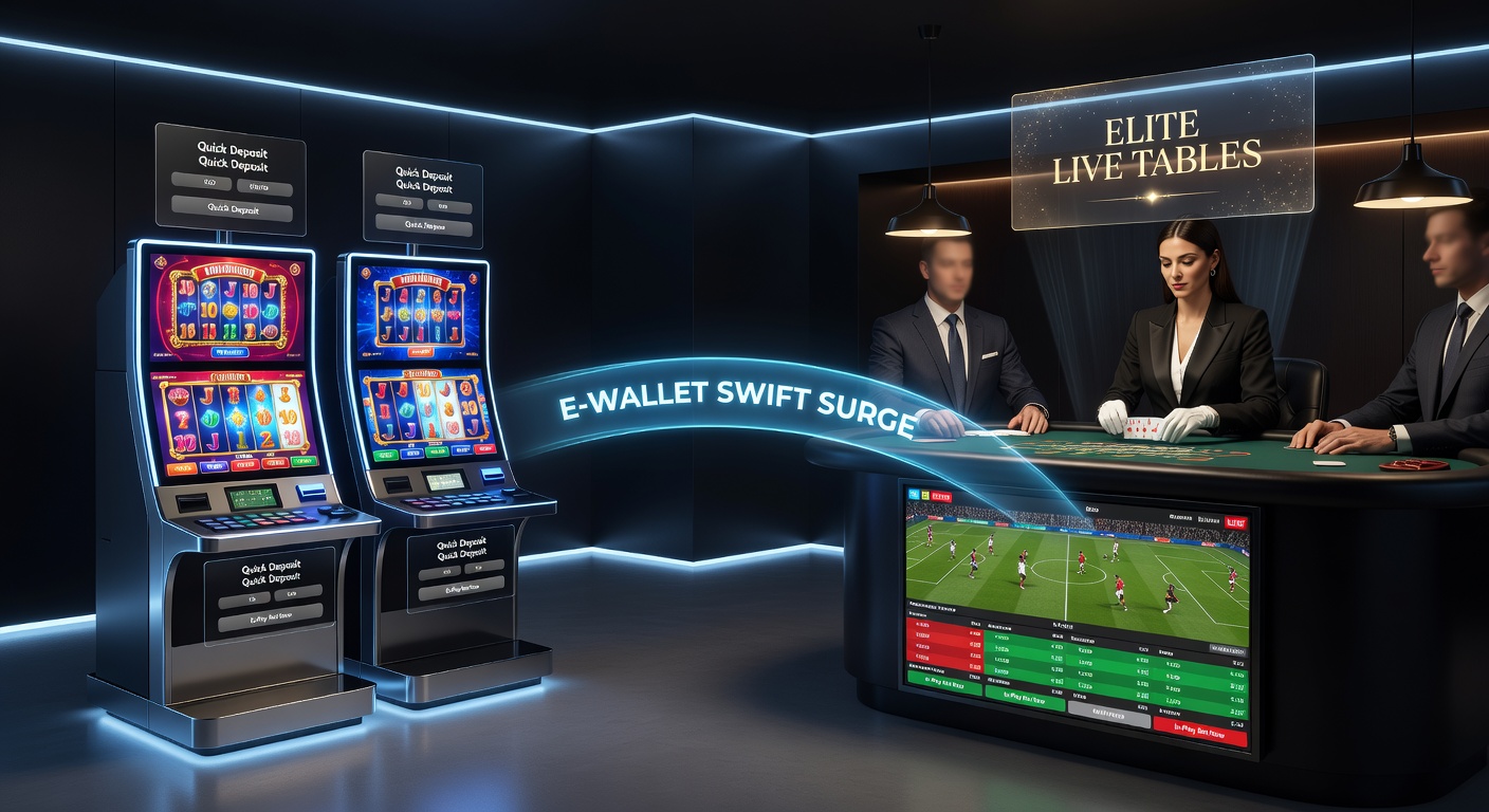 Dynamic split-screen showing e-wallet transaction confirmation leading to a live roulette wheel spin and an in-play soccer betting interface on a smartphone