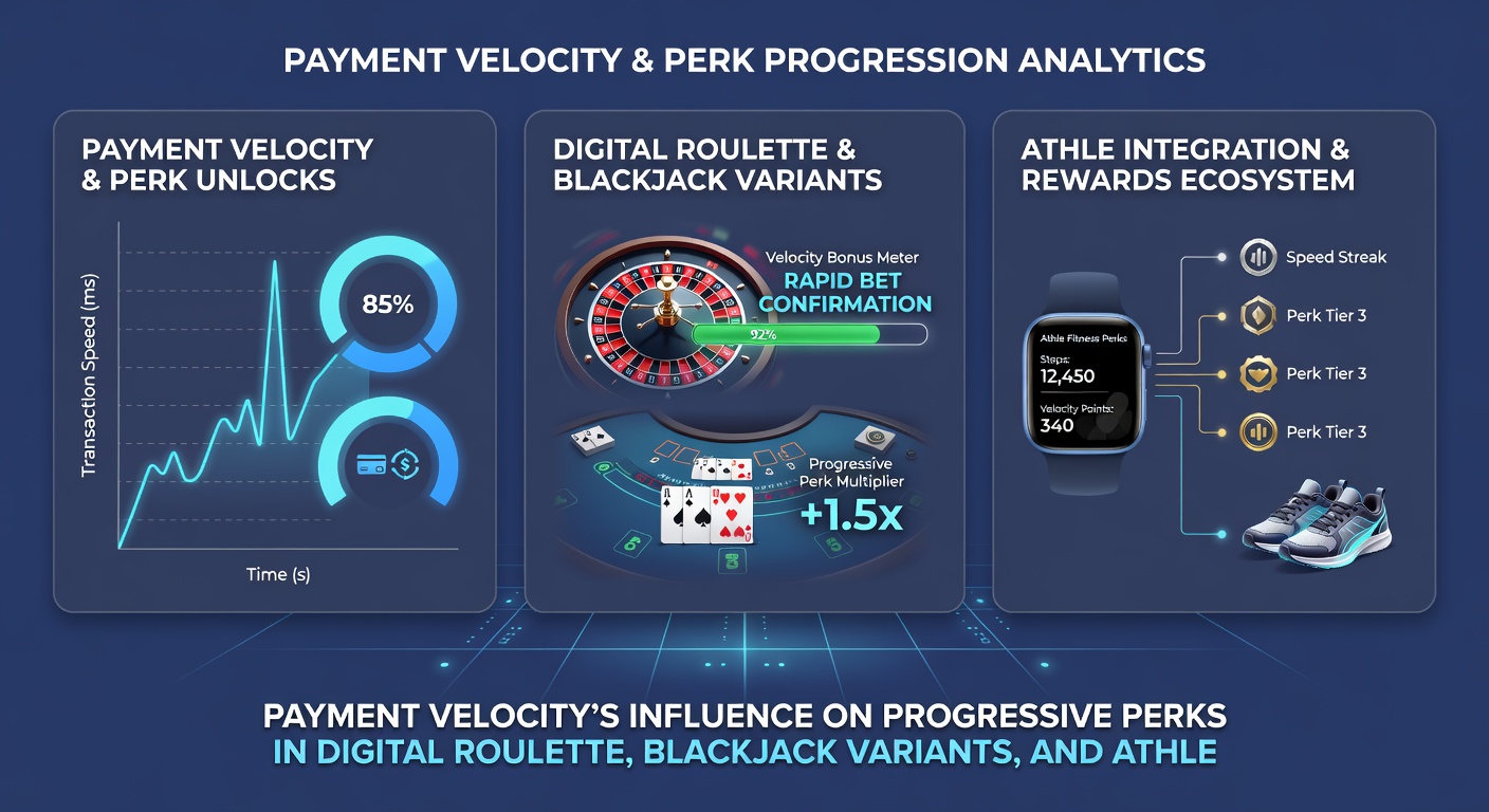 Diagram showing how transaction speed links to perk progression in blackjack and sports betting apps