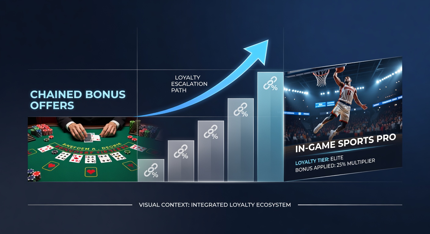 Mobile interface displaying loyalty points transferring between blackjack and sports prop bet sections